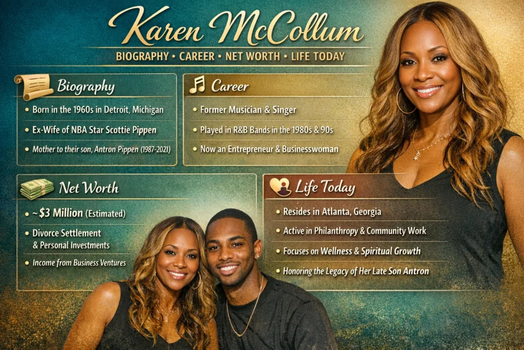 Karen McCollum Biography Career Net Worth and Life Today