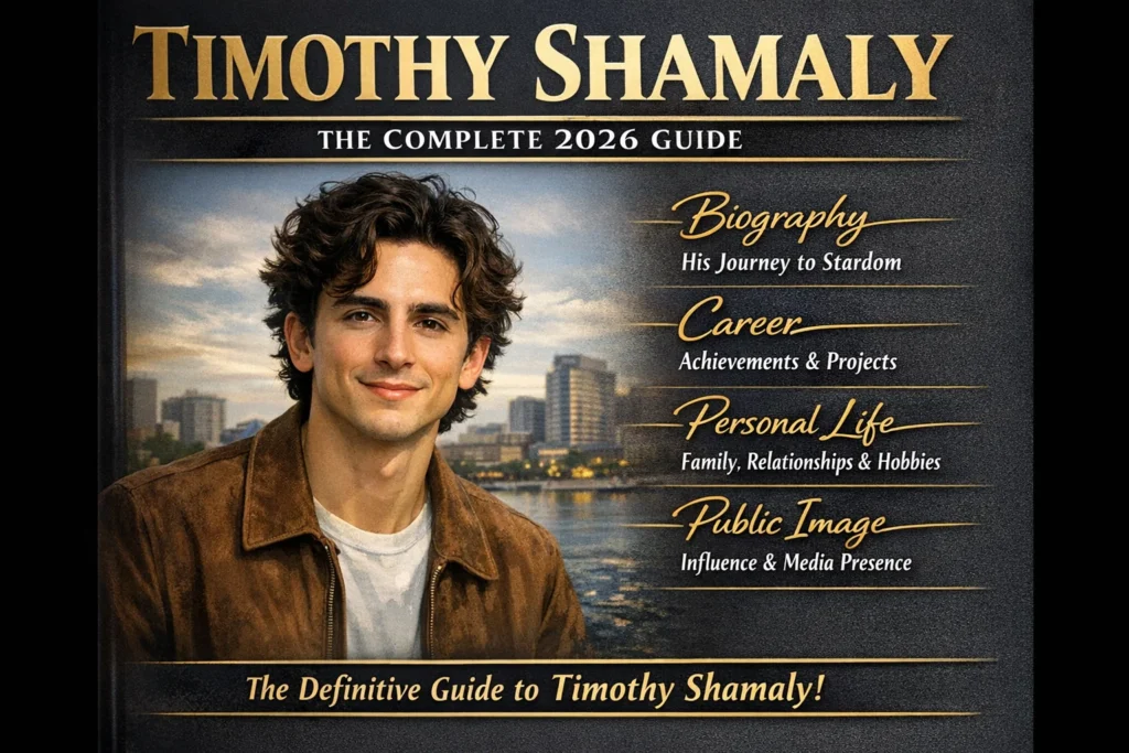 Timothy Shamaly Complete 2026 Guide Biography Career Personal Life Public Image