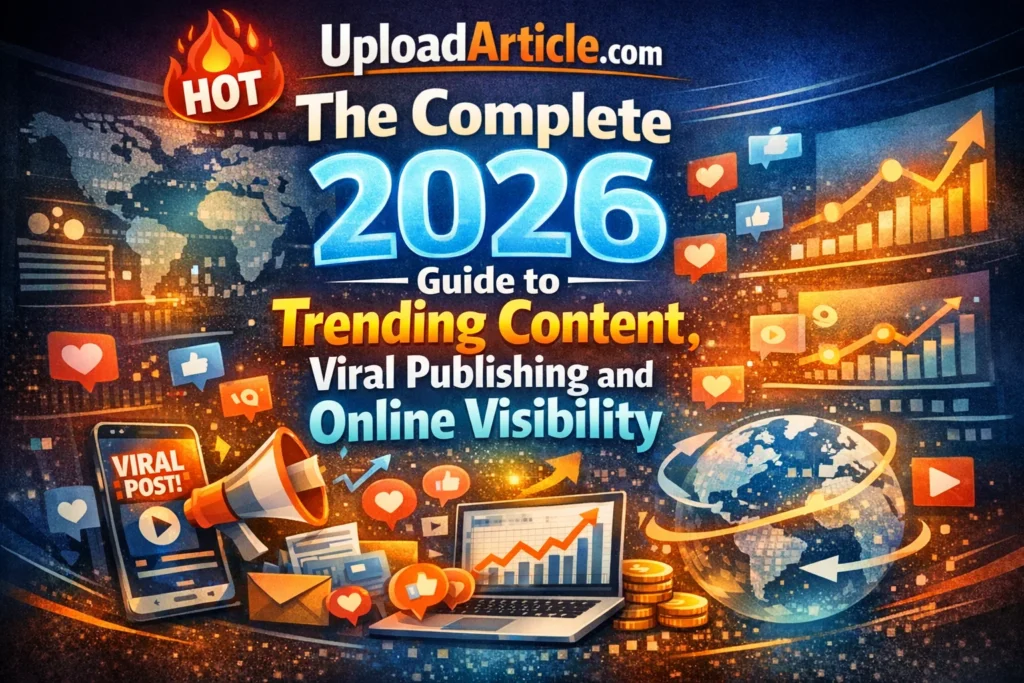 UploadArticle.com Hot The Complete 2026 Guide to Trending Content Viral Publishing and Online Visibility