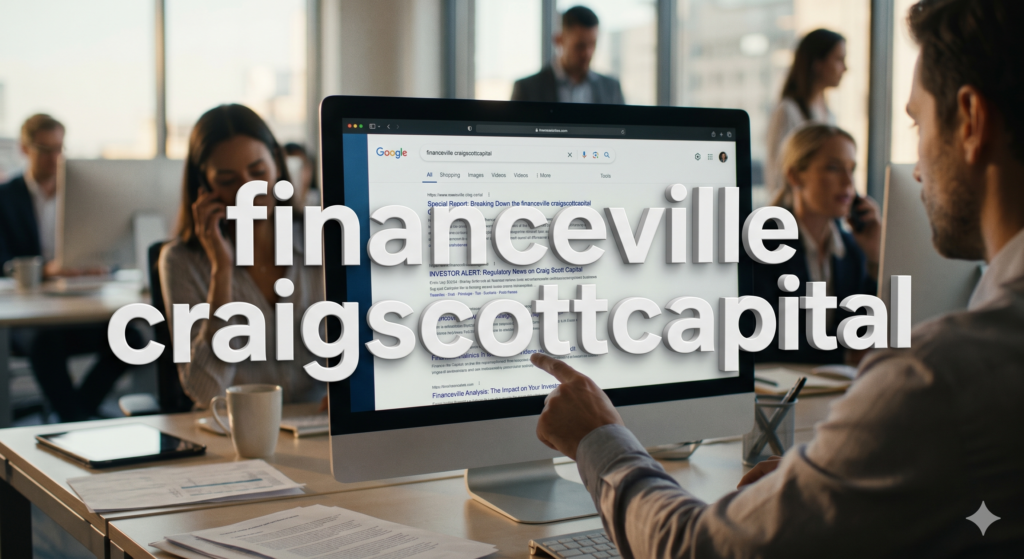 Financeville Craigscottcapital: Guide to Broker Fraud Financeville Craigscottcapital: Guide to Broker Fraud