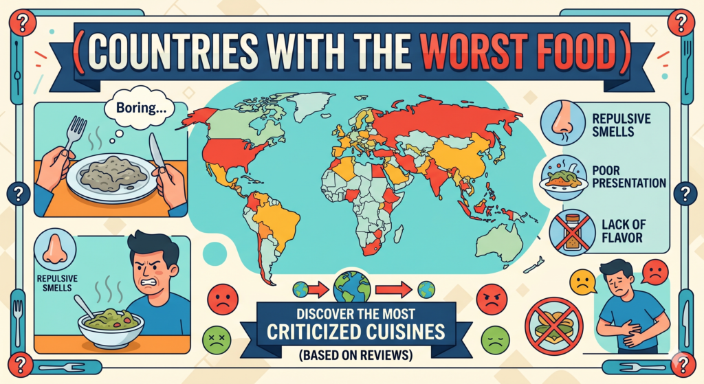 Exploring the Culinary Divide: Countries With the Worst Food (According to Travelers)