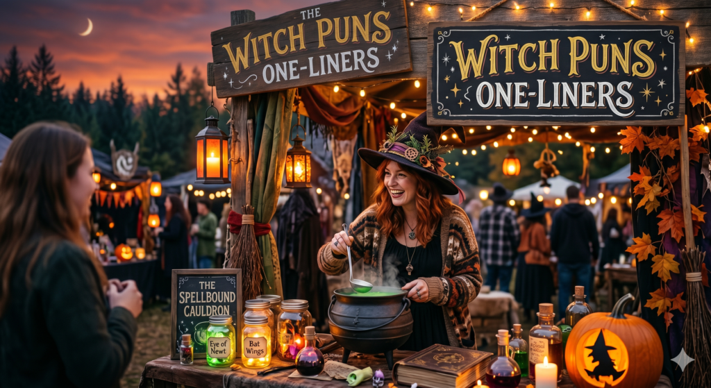 101 Witch Puns and One-Liners: The Ultimate Guide to Cackling Out Loud
