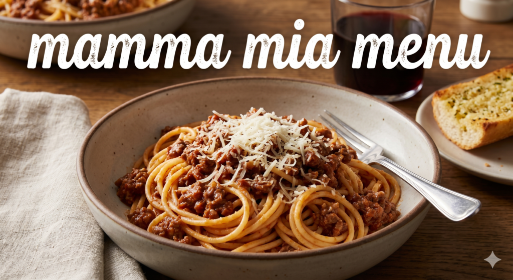 Mamma mia Menu: Your Ultimate Guide to Iconic Italian-American Comfort Food
