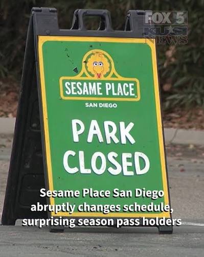 Sesame Place San Diego Closure Sesame Place San Diego Closure